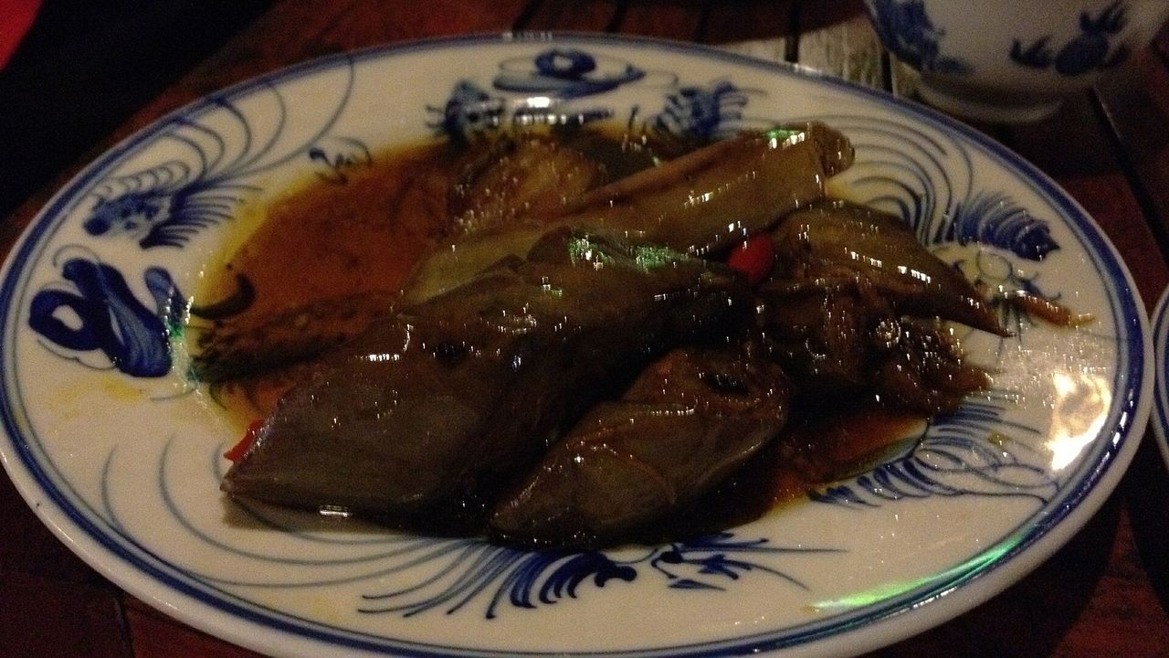 ベトナム・フエの菜食レストラン Bo De で出された一皿